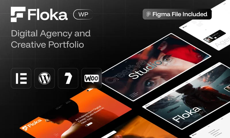 Floka - Digital Agency & Portfolio WordPress Theme