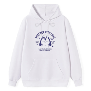 Forever With Love Dog Classic Hoodie