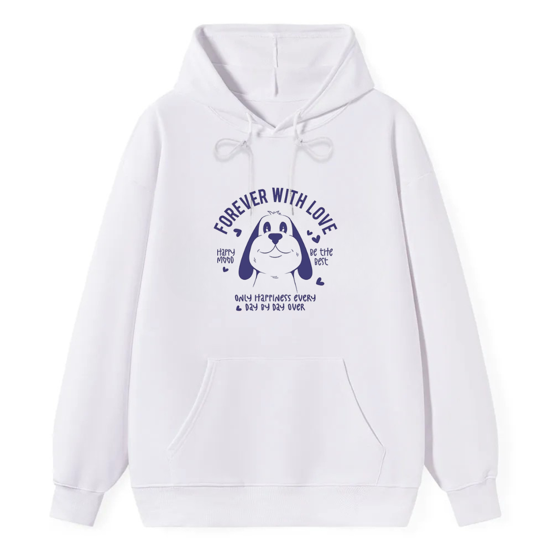 Forever With Love Dog Classic Hoodie