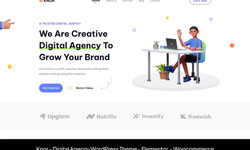 Knor - Digital Agecny WordPress Theme