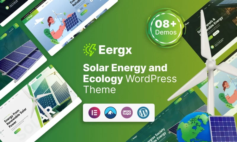 Eergx - Ecology & Solar Energy WordPress Theme