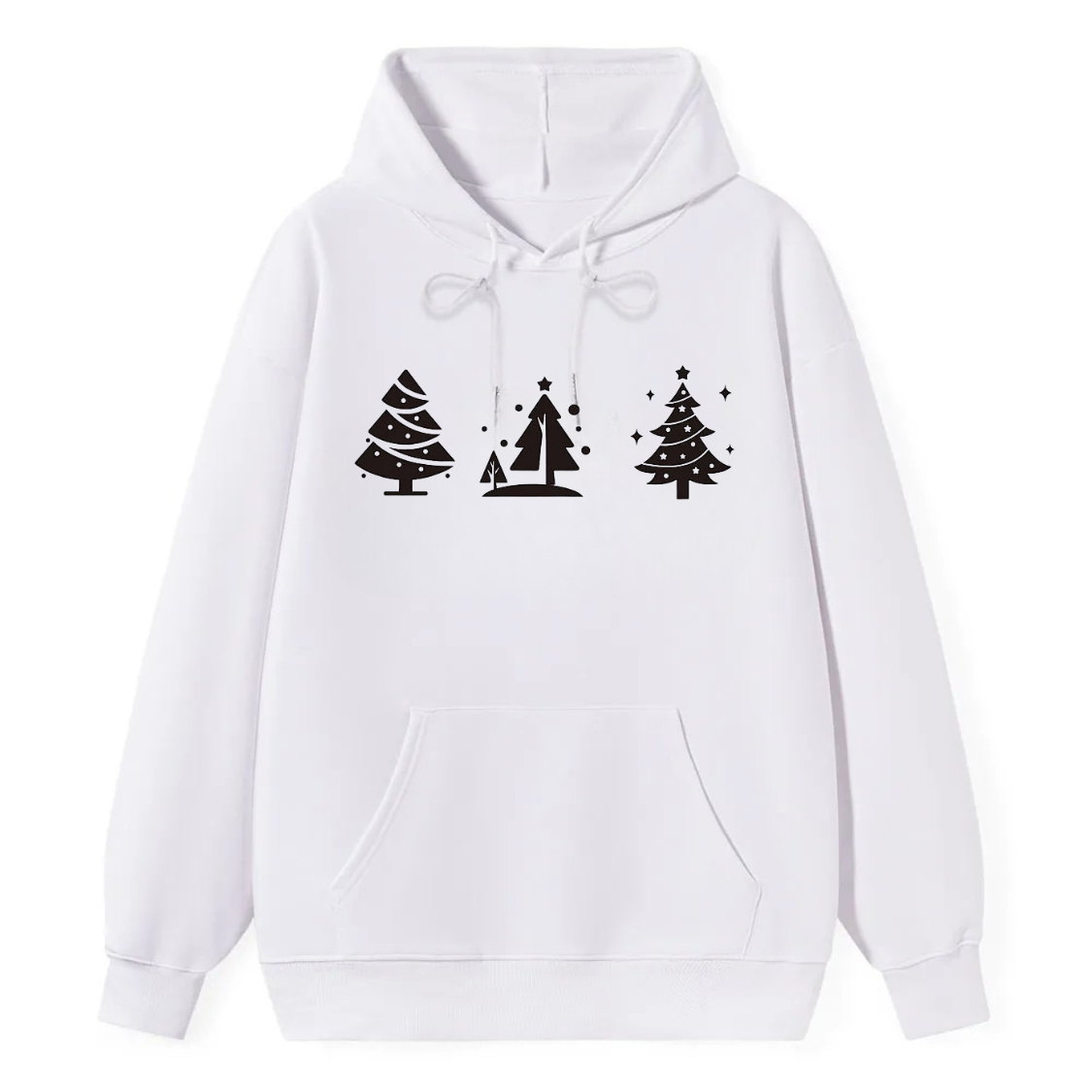Christmas Tree Pattern Classic Hoodie - Image 3