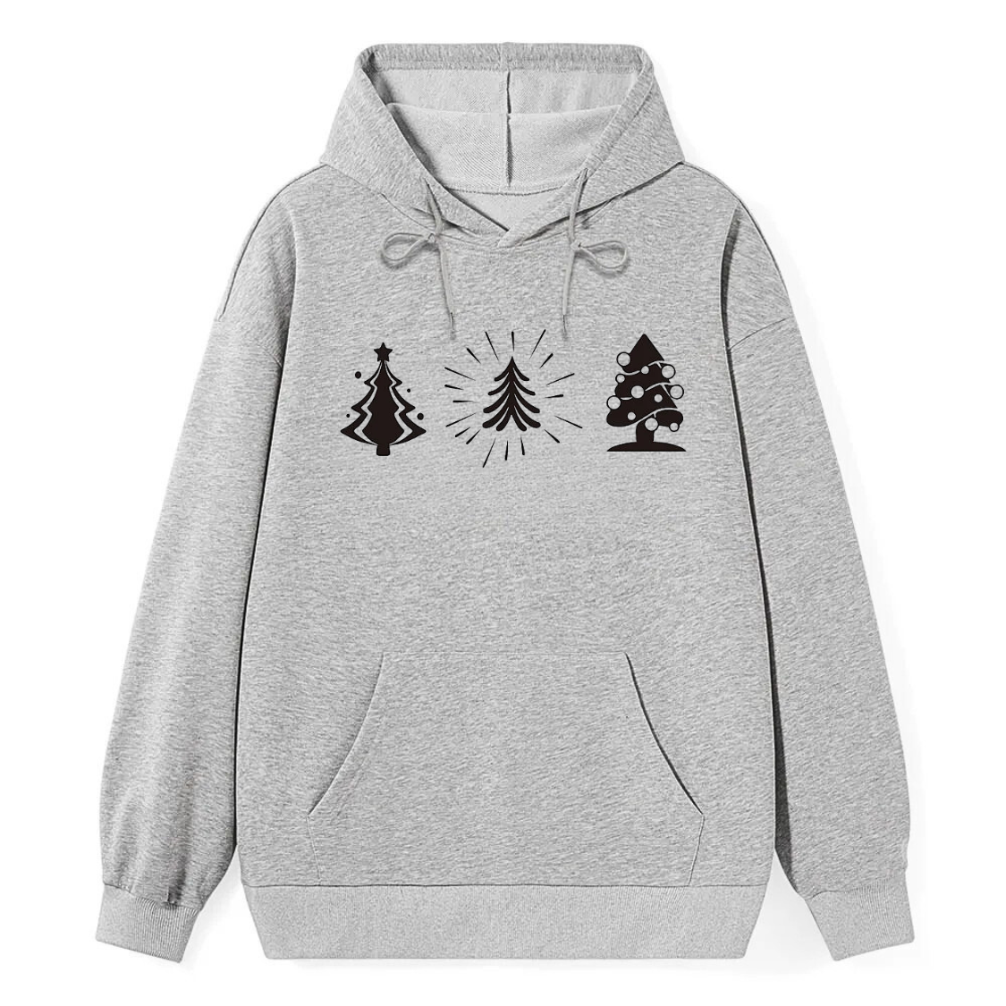 Christmas Tree Pattern Classic Hoodie - Image 3