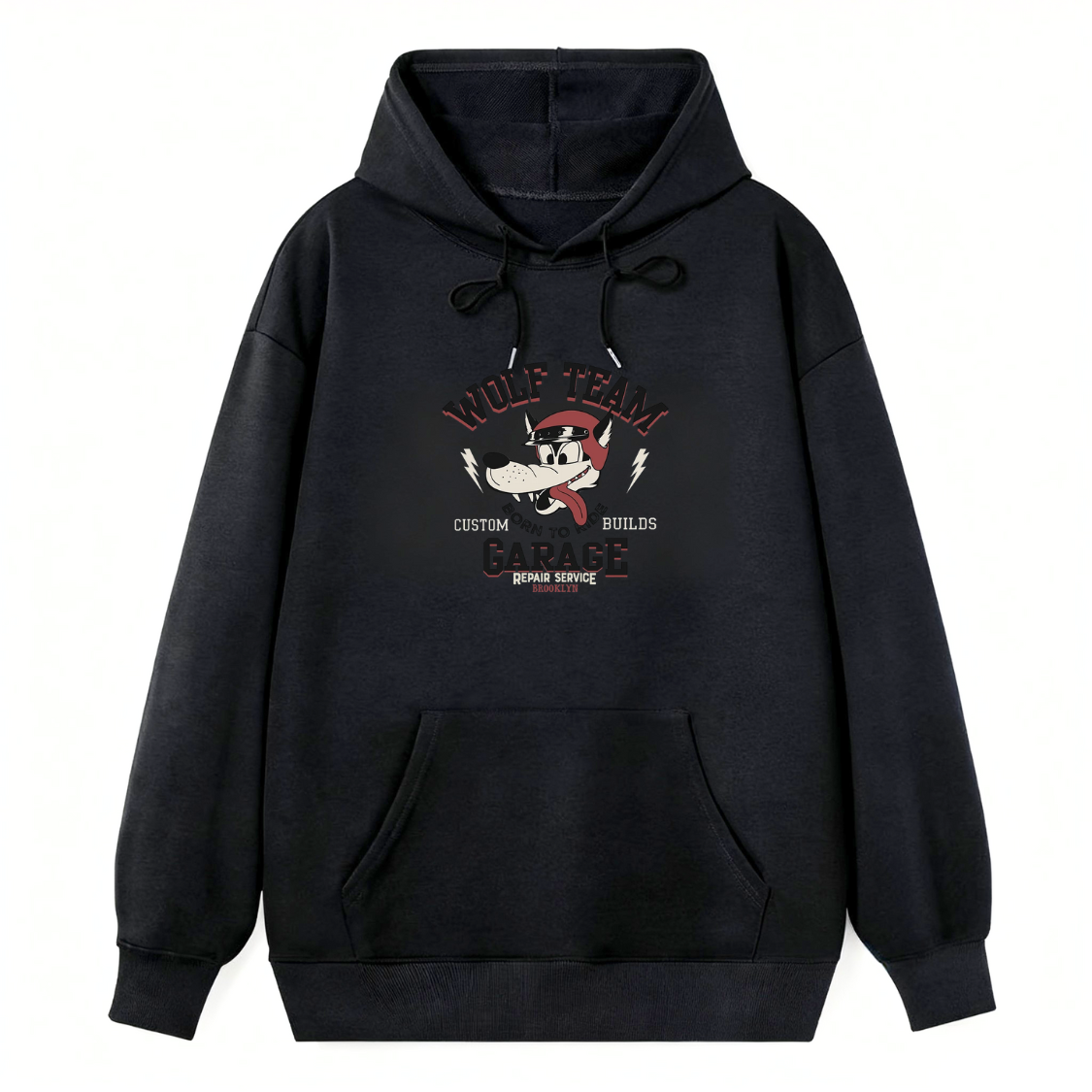 Wolf Team Garage Classic Hoodie - Image 4