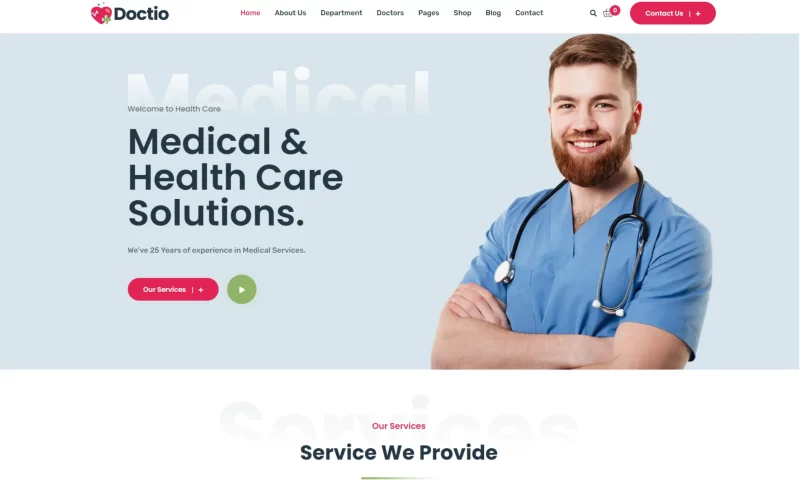 Doctio - Medical Health WordPress Theme