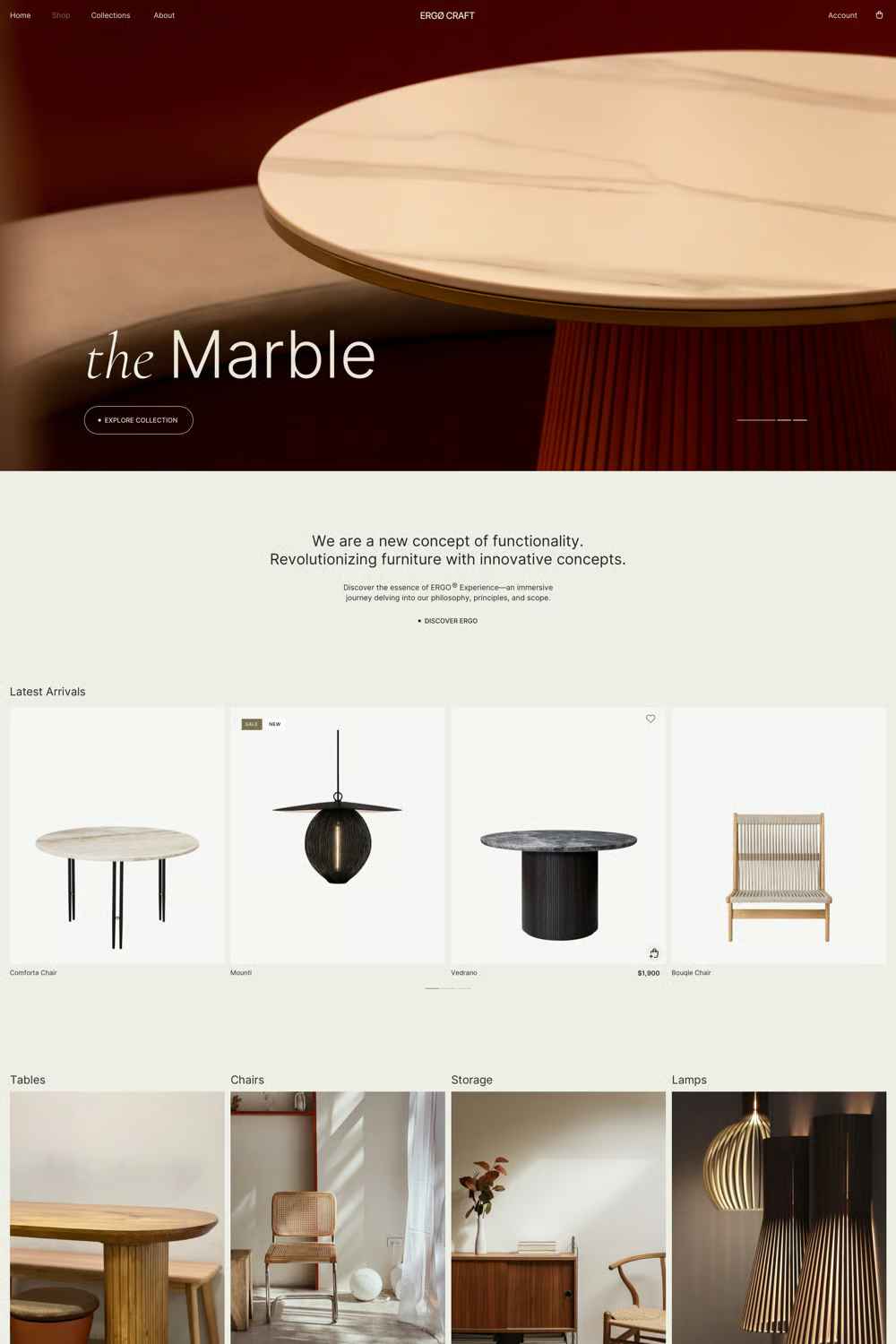 ErgoCraft – Furniture Shop WordPress Theme - Image 2