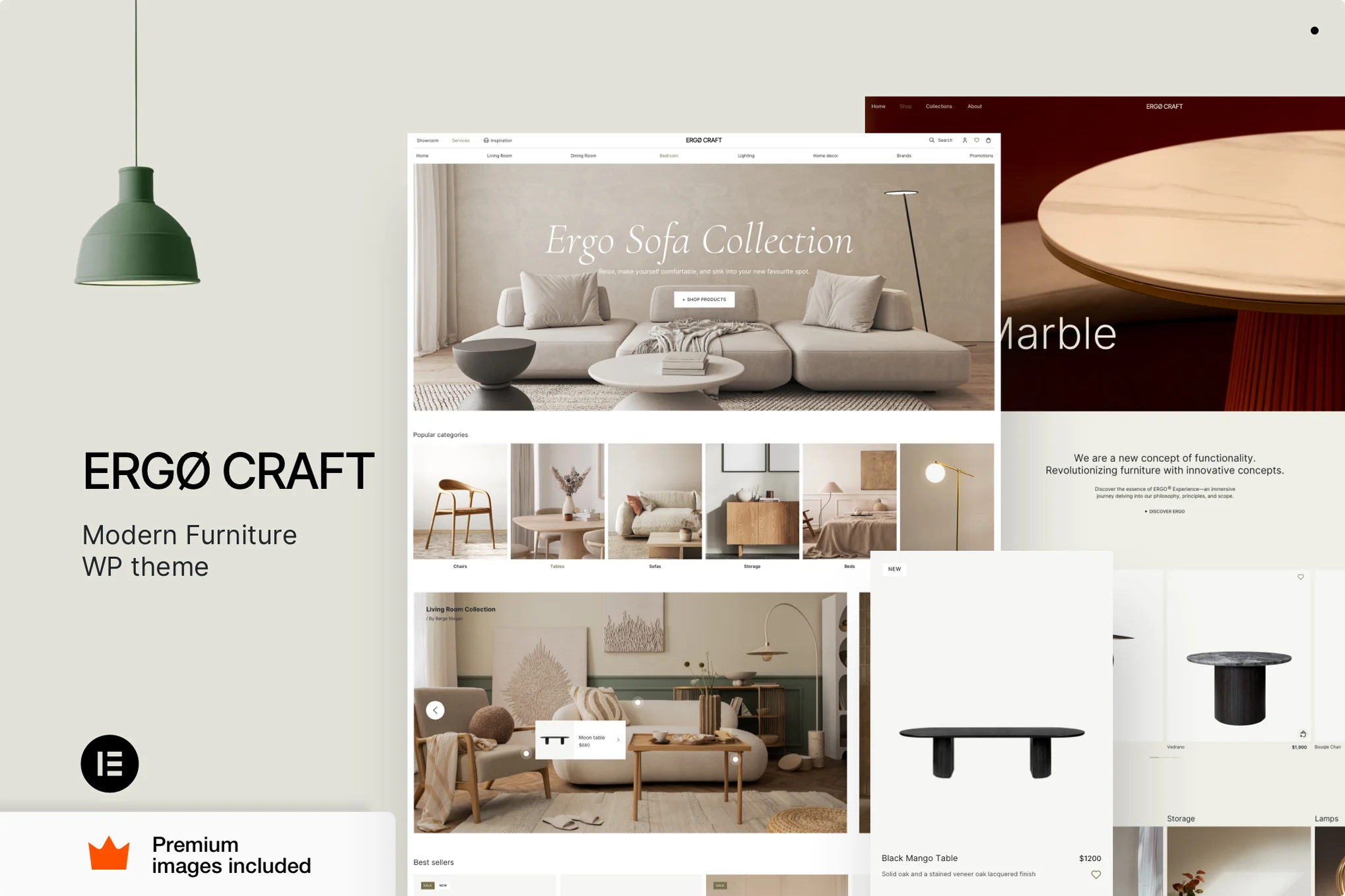 ErgoCraft – Furniture Shop WordPress Theme