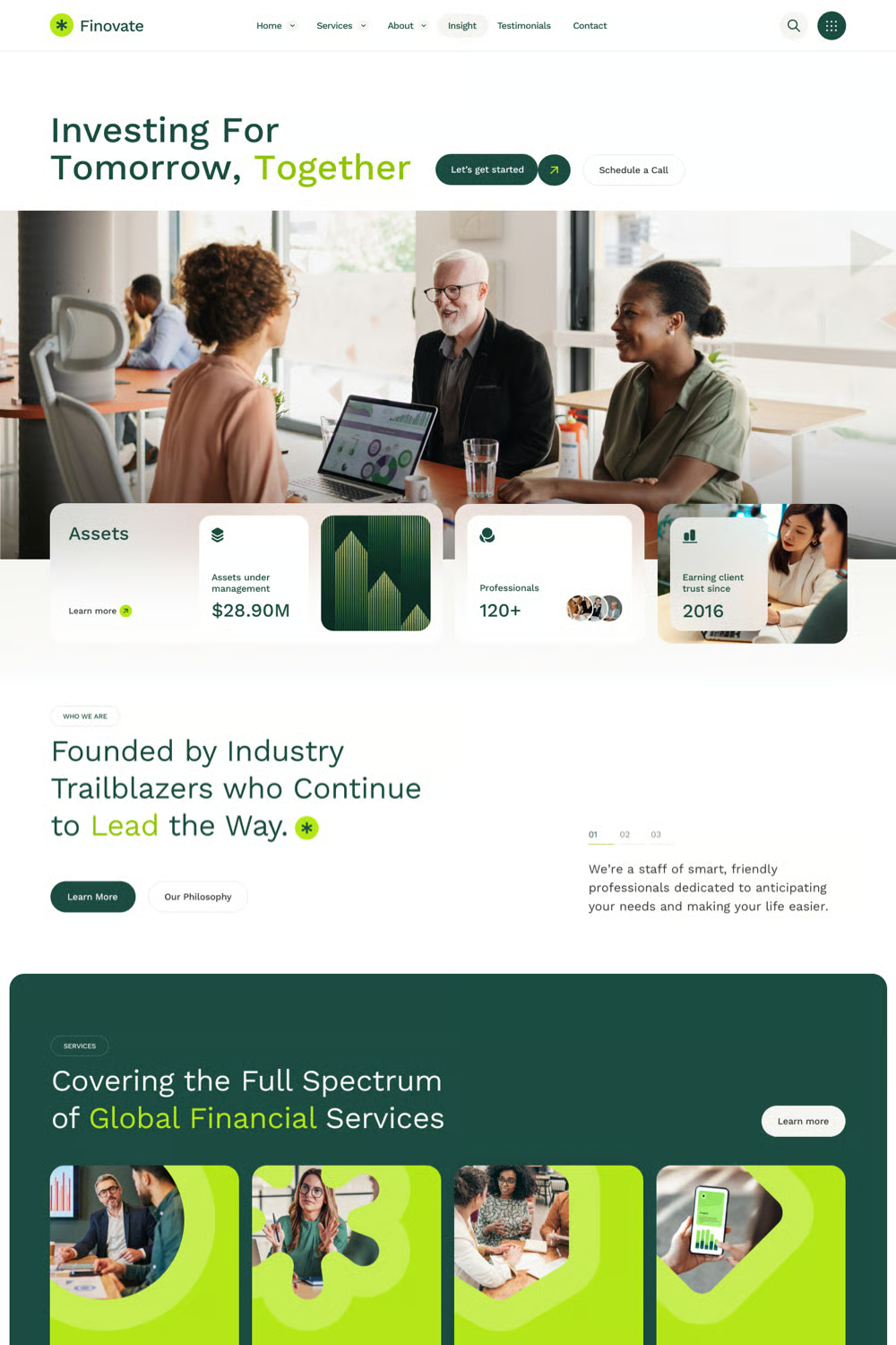 Finovate – Financial Advisor Consulting WordPress - Image 3