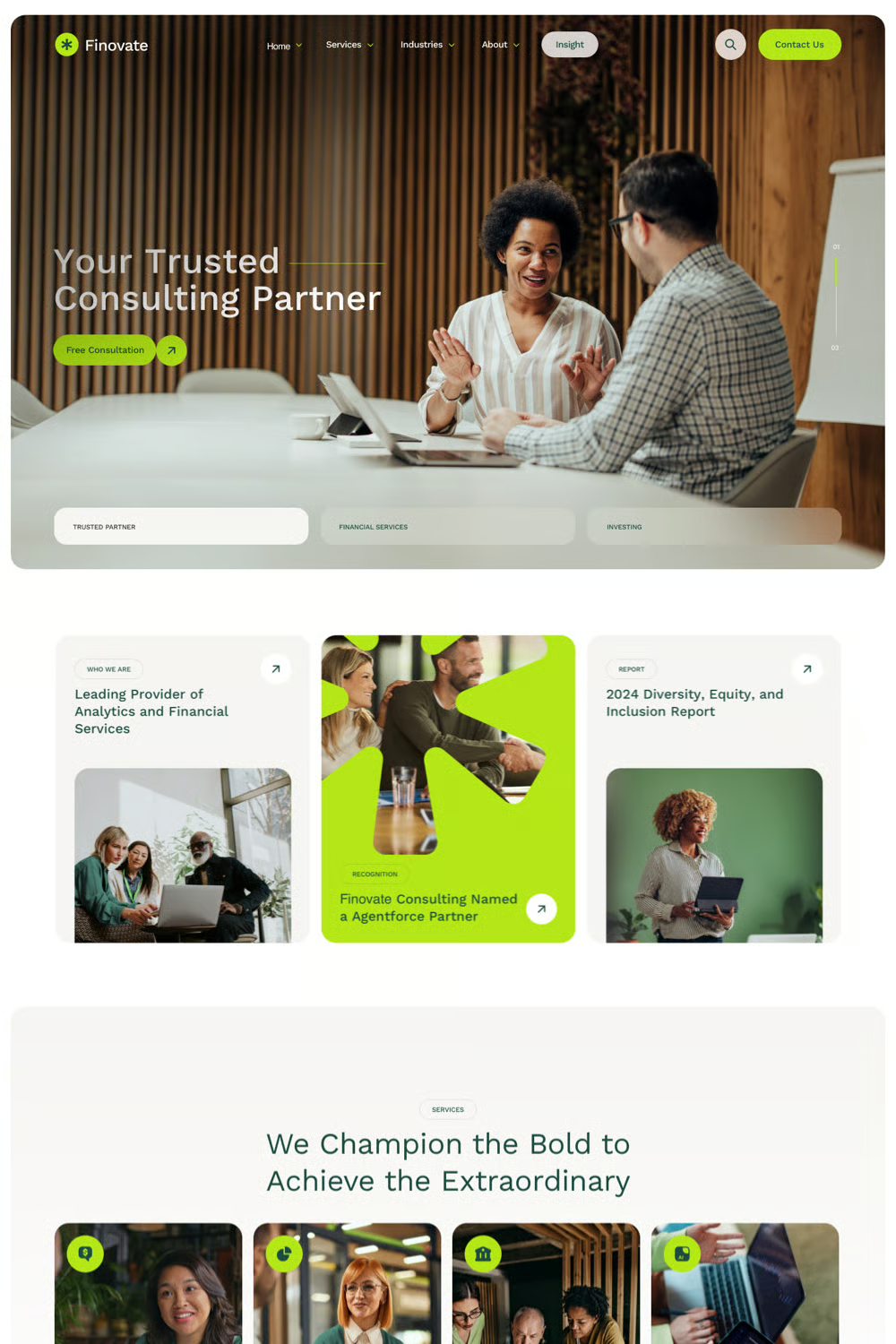Finovate – Financial Advisor Consulting WordPress - Image 2