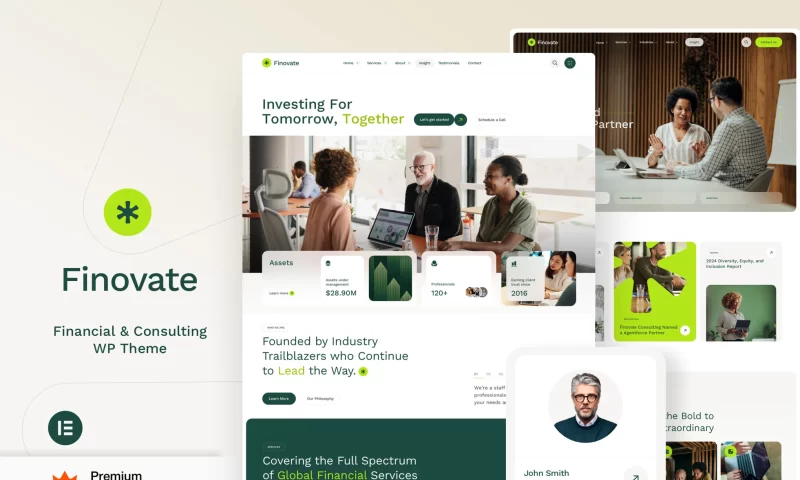 Finovate – Financial Advisor Consulting WordPress