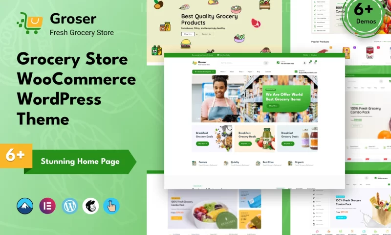Groser - Grocery Store WooCommerce Theme
