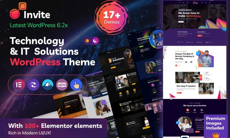 Invite - IT Solutions & Technology WordPress Theme