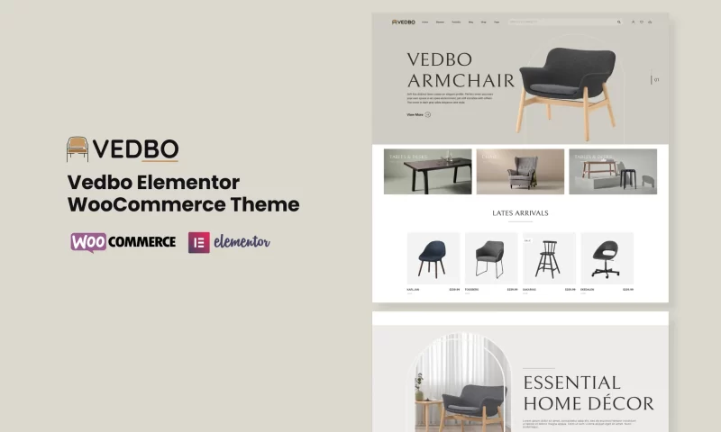 VEDBO - Elementor WooCommerce Theme