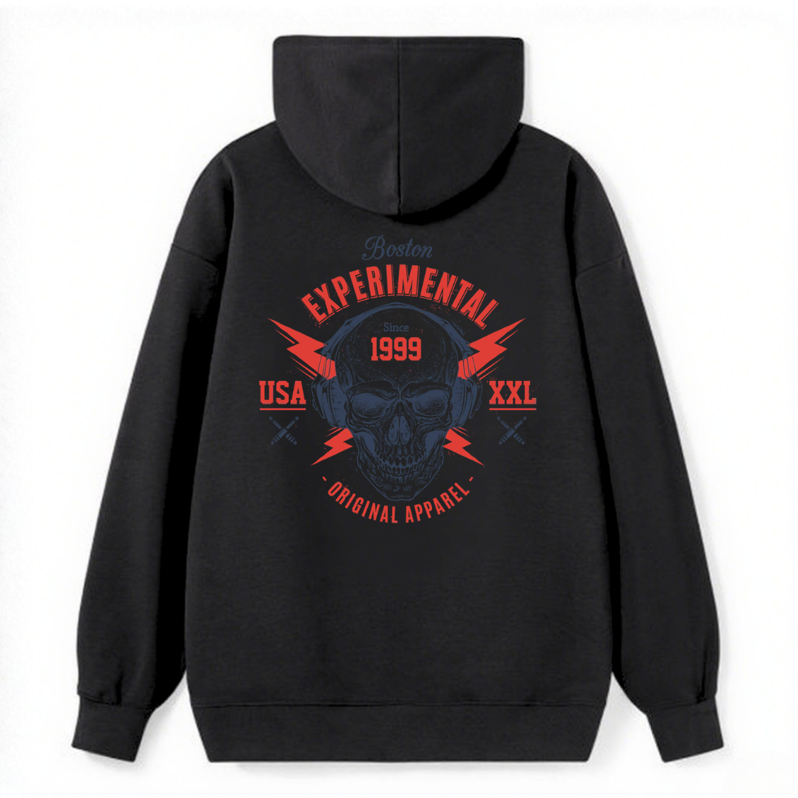 Experimental Skull Boston Classic Hoodie - Image 3
