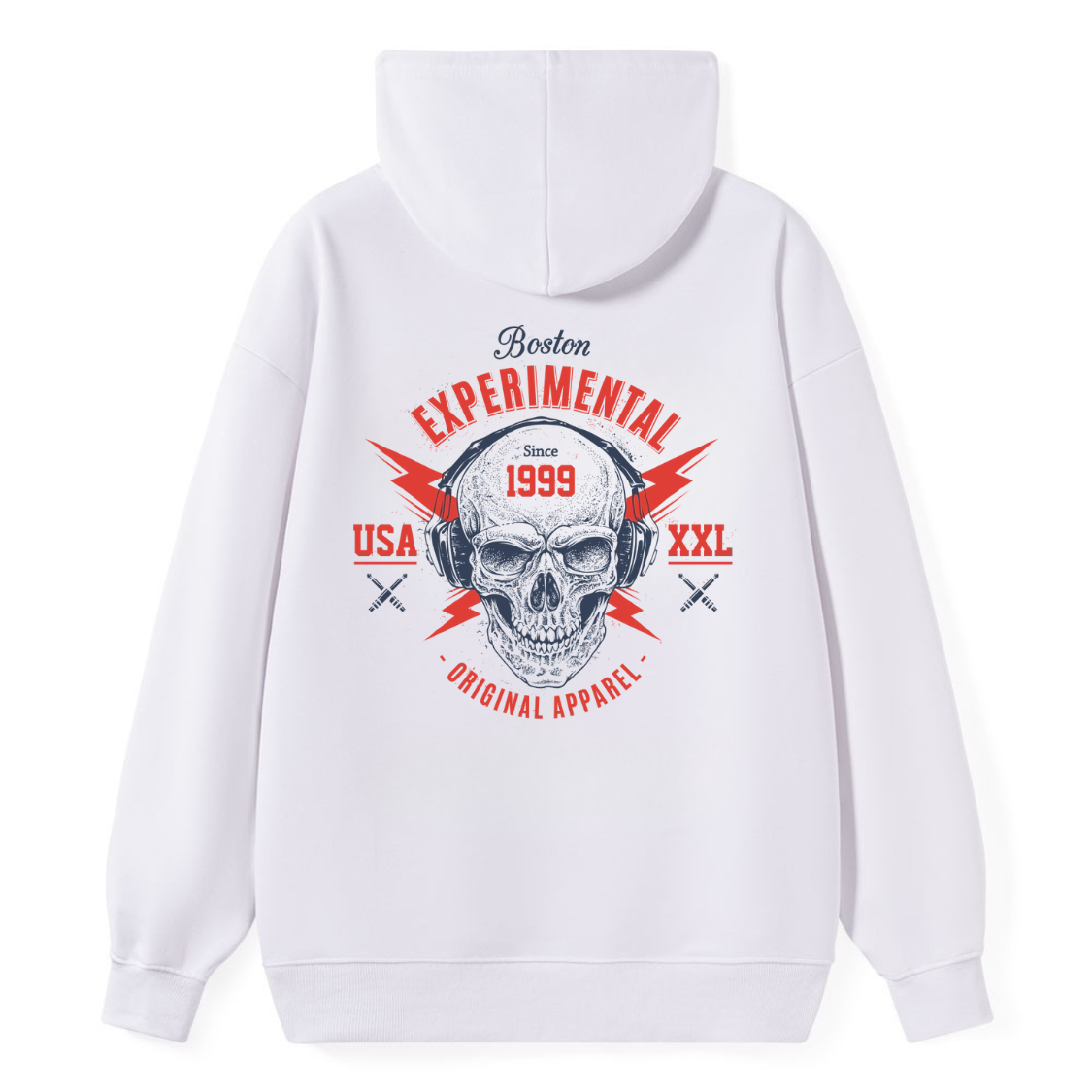 Experimental Skull Boston Classic Hoodie - Image 4