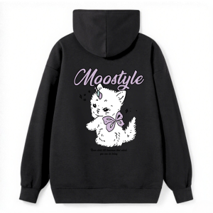 Moostyle Cartoon Cat Classic Hoodie