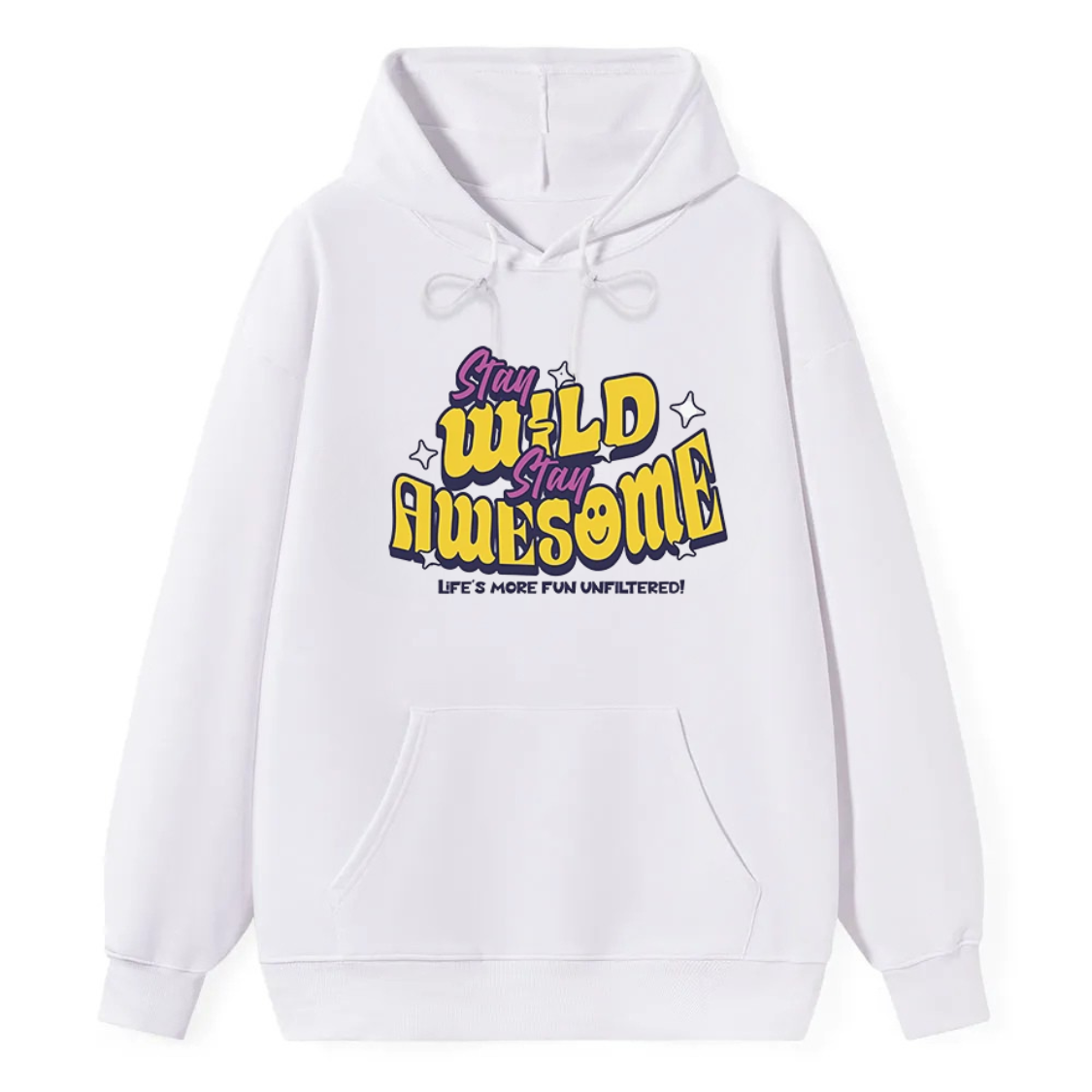 Wild and Awesome Classic Hoodie - Image 4