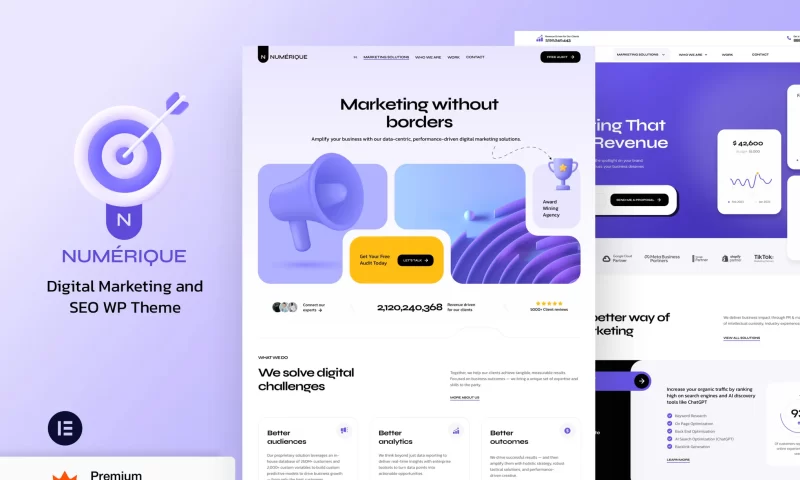 Numérique - SEO Digital Marketing Agency Software