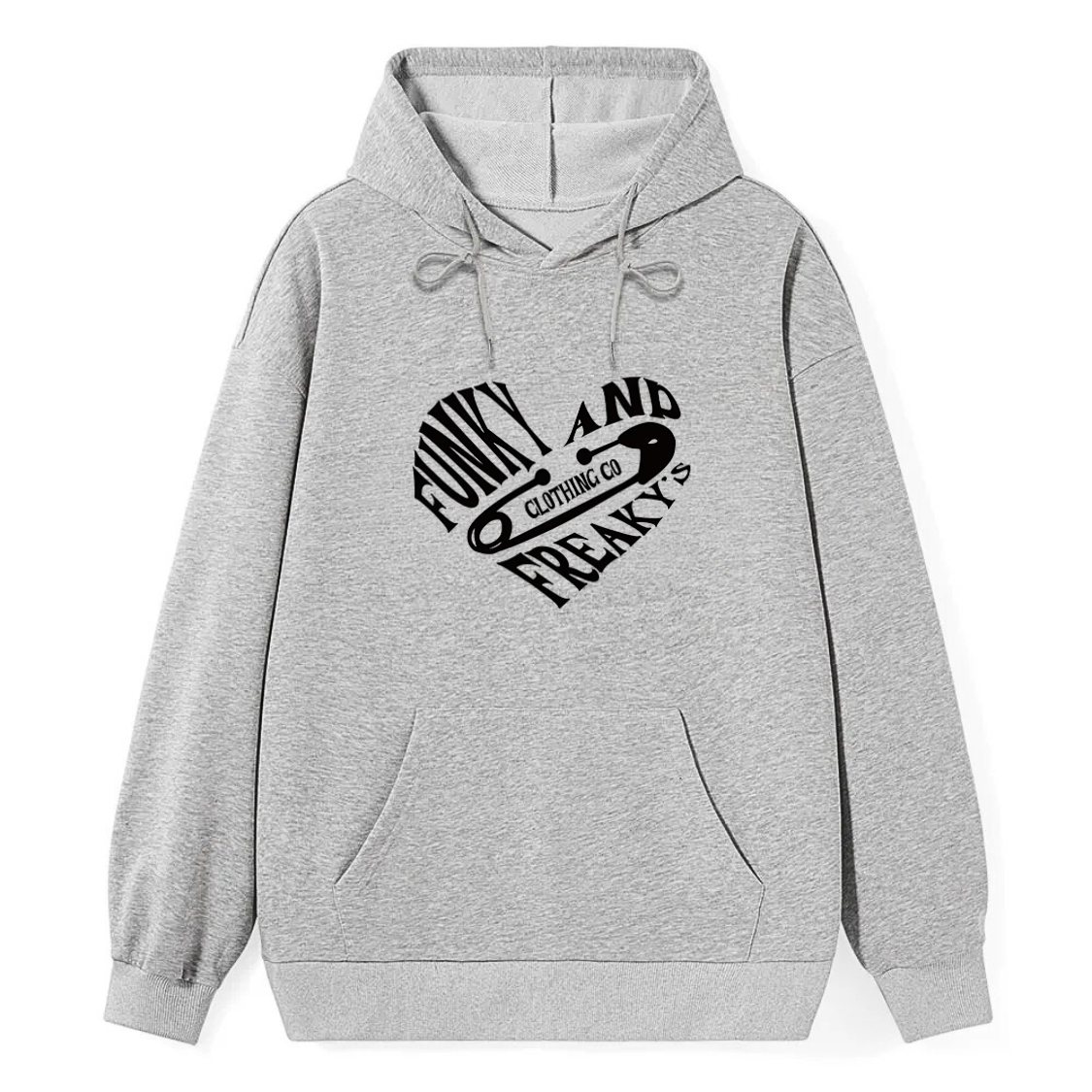 Punk and Freak Heart Classic Hoodie - Image 3