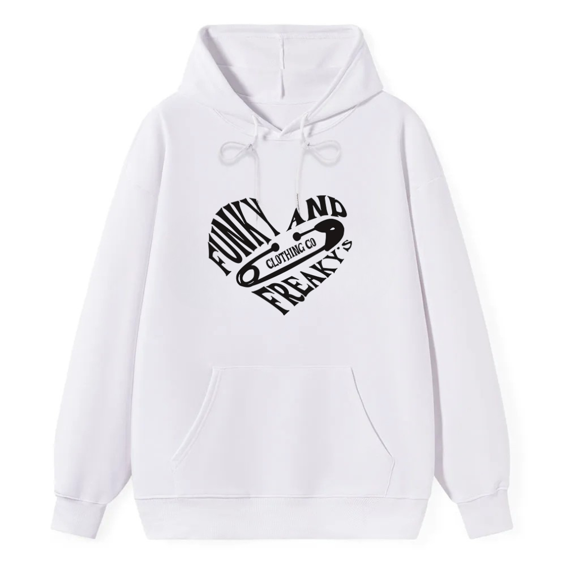 Punk and Freak Heart Classic Hoodie - Image 4