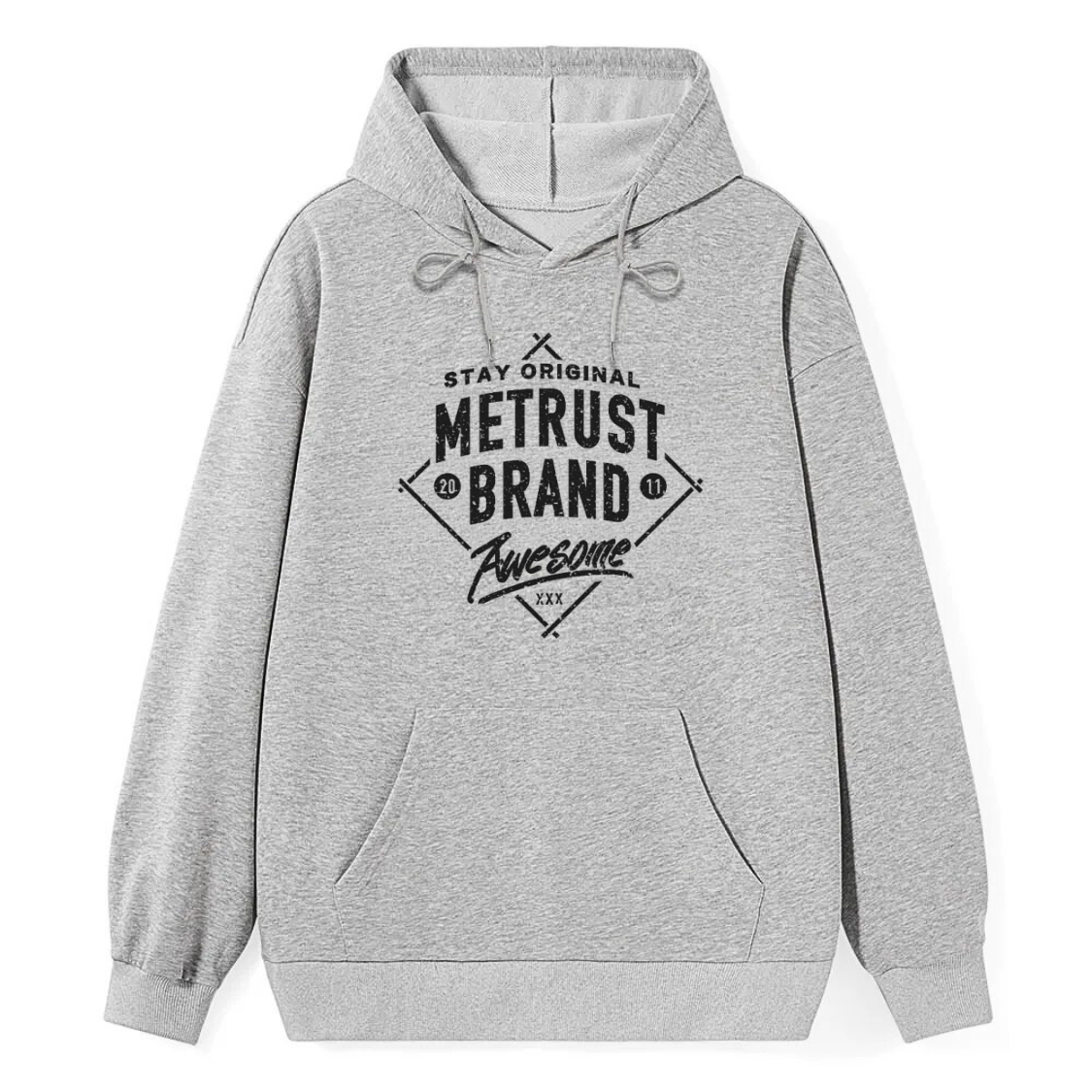 Metrust Brand Classic Hoodie - Image 3