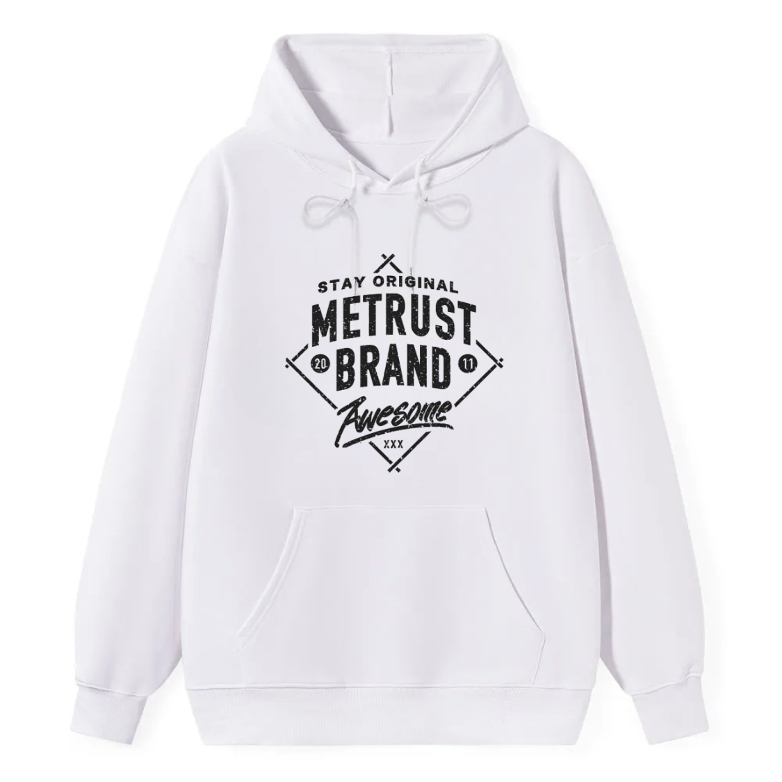 Metrust Brand Classic Hoodie - Image 4
